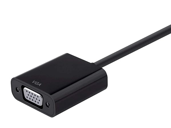Monoprice Monoprice Mini DisplayPort 1.2a Thunderbolt to VGA Active Adapter Black for High-Quality Video Connection - View 4 of 5