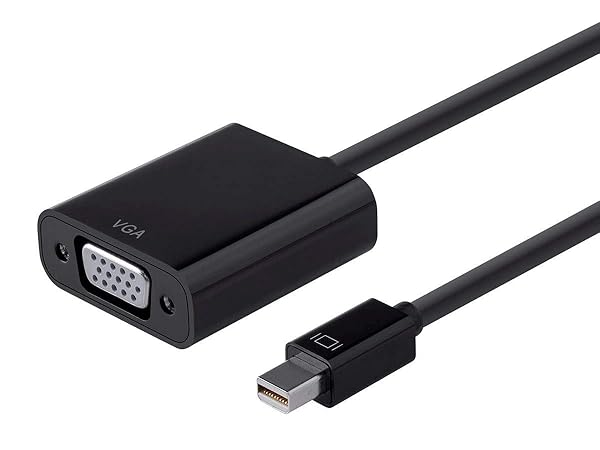 Monoprice Monoprice Mini DisplayPort 1.2a Thunderbolt to VGA Active Adapter Black for High-Quality Video Connection - View 2 of 5