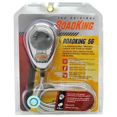 Road King RK56CHSS Chrome Noise Canceling CB Microphone with Flex Cord for Clear Communication - View 2 of 3