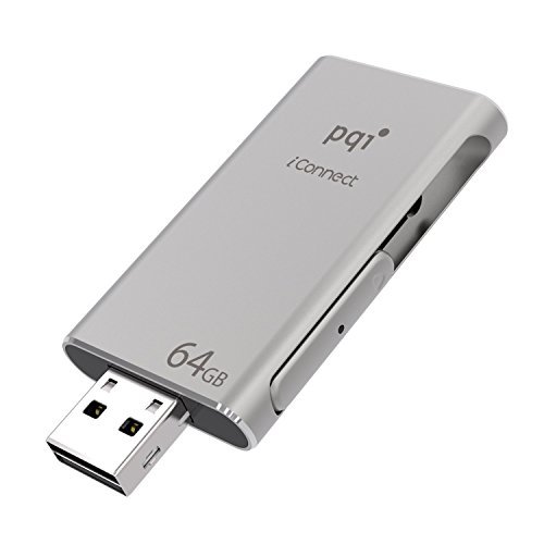 Vinpower Digital Apple Mfi Iconnect 64 GB Mobile Flash Drive Lightning Connector for iPhones iPads iPod Mac PC USB 3.0 Iron Gray - View 3 of 8