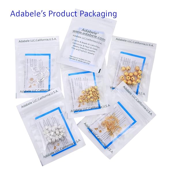 Adabele 100pcs Adabele Grade A 10mm Clear Crystal Rhinestone Rondelle Loose Beads Sterling Silver Plated Spacer for DIY Jewelry Making - View 6 of 6