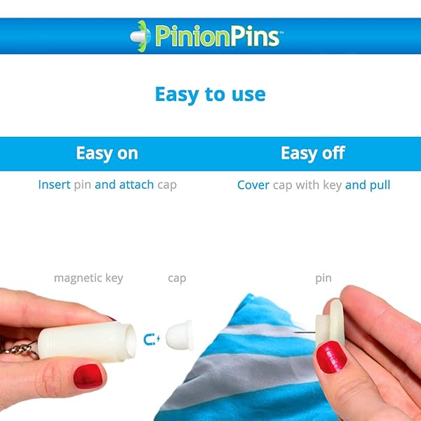 Pinion Pins Pinion Pins White Cloth Magnetic Duvet Clips Pack of 16 Comforter Fasteners Easy Removal Safe Locking Holds up to 10lbs - View 3 of 8