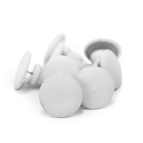 Pinion Pins Pinion Pins White Cloth Magnetic Duvet Clips Pack of 16 Comforter Fasteners Easy Removal Safe Locking Holds up to 10lbs - View 5 of 8