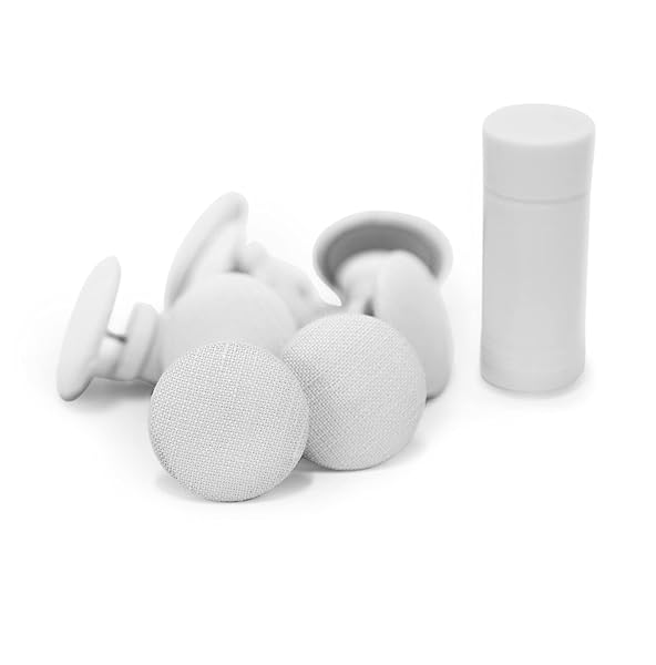 Pinion Pins Pinion Pins White Cloth Magnetic Duvet Clips Pack of 16 Comforter Fasteners Easy Removal Safe Locking Holds up to 10lbs