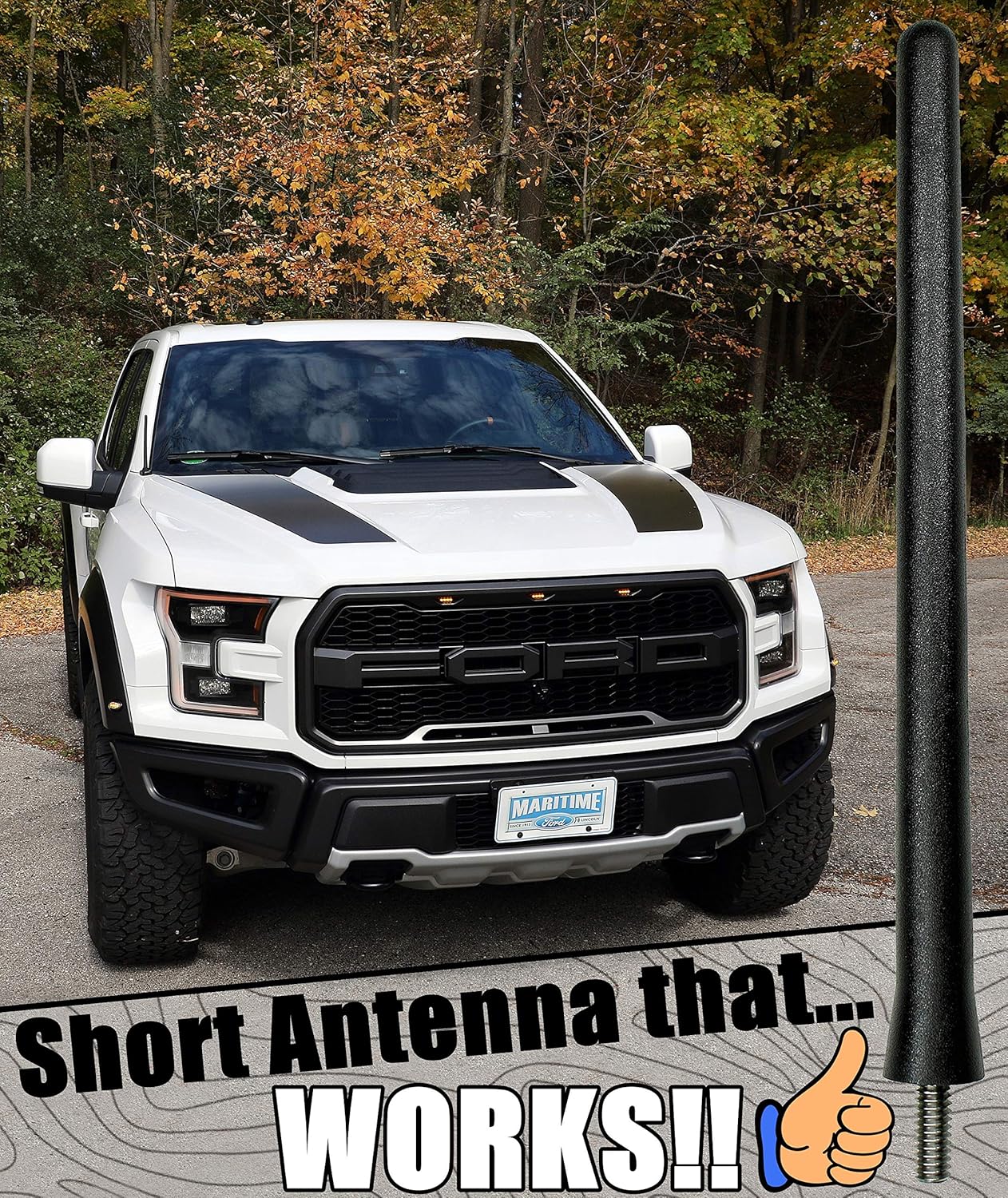 AntennaMastsRus AntennaMastsRus Original 6 3/4 Inch Rubber Antenna for Toyota Solara 2004-2008 Car Wash Proof Premium Reception German Engineered - View 5 of 9