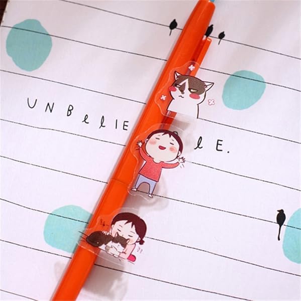 School Supplies Super Cute Cat Stickers 6 Sheets for DIY Albums Diary Decoration Cartoon Scrapbooking Kawaii School Office Supplies - View 5 of 6