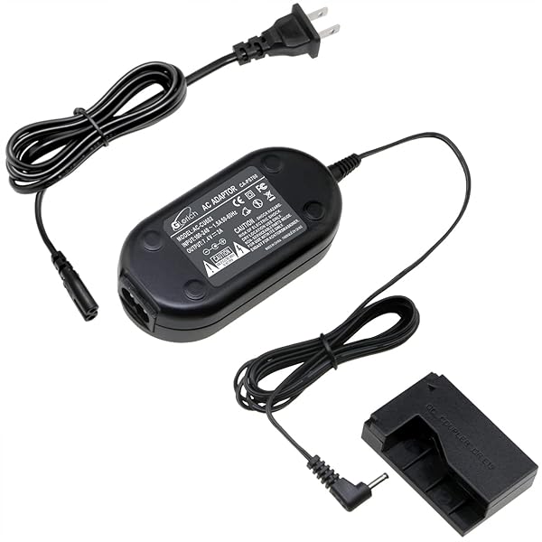 GLORICH Glorich ACK-E15 Replacement AC Power Adapter Charger for Canon EOS Rebel SL1 100D DSLR Cameras - View 3 of 11