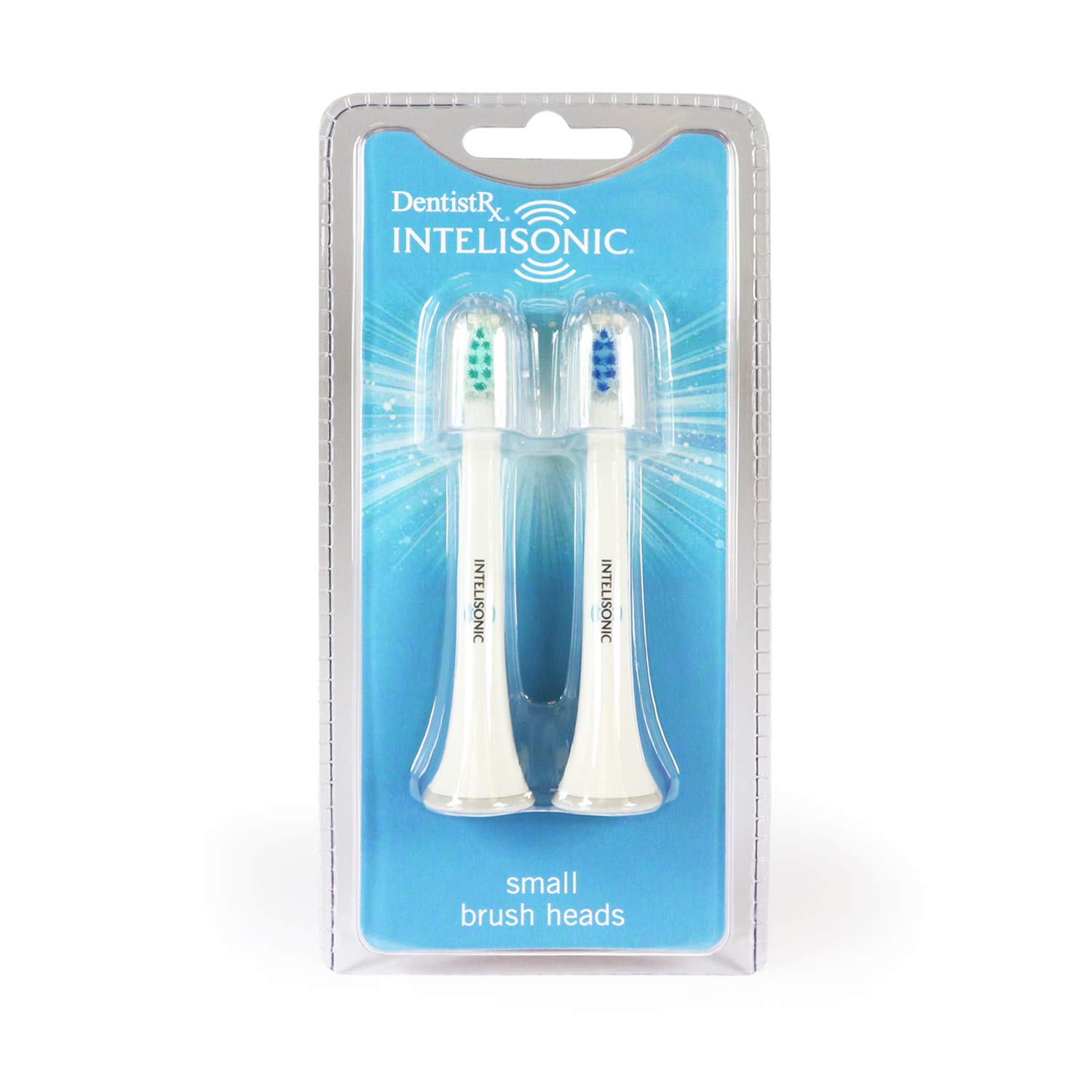 DentistRx InteliSonic Small Brush Heads Pack of 2 for Effective Oral Care