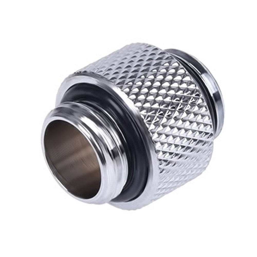 Alphacool HF G1/4 Male to Male Extender Fitting 10mm Chrome for Water Cooling Systems