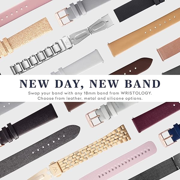 Wristology Wristology Olivia Women's Gold Watch with Crystal Face Beige Off-White Leather Strap Boyfriend Style - View 6 of 9