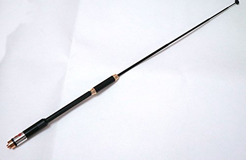 WishRing AL-800 High Gain Dual Band Extendable Antenna SMA Female for Two Way Radio Best Performance and Range