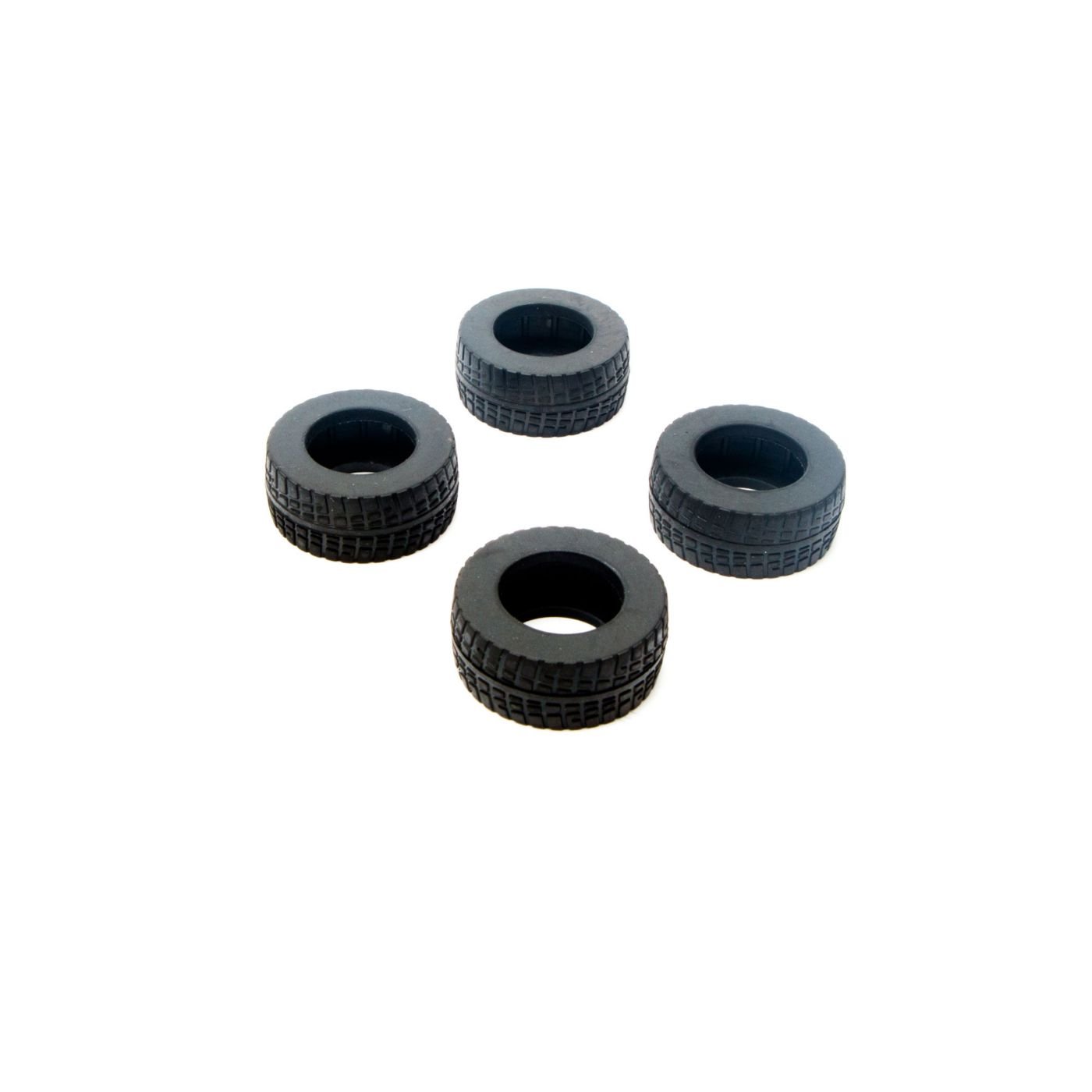 ECX ECX Front Rear Tire Set for 1:36 Scale RC Cars High Performance Durable Rubber