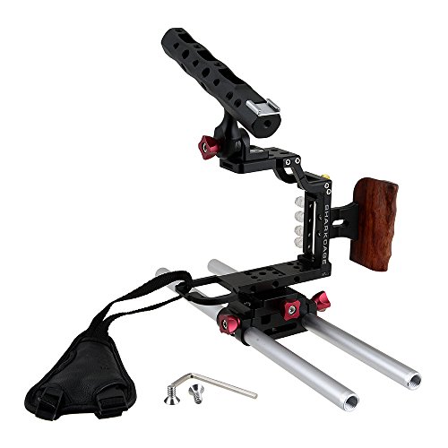 Fotodiox Fotodiox Pro Cinema Black Sharkcage for Sony a7 Series Cameras Protective Video Cage and Skeleton Housing