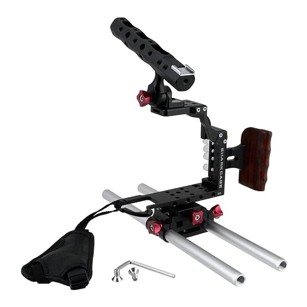 Fotodiox Pro Cinema Black Sharkcage for Samsung NX1 Cameras Protective Video Cage Skeleton Housing