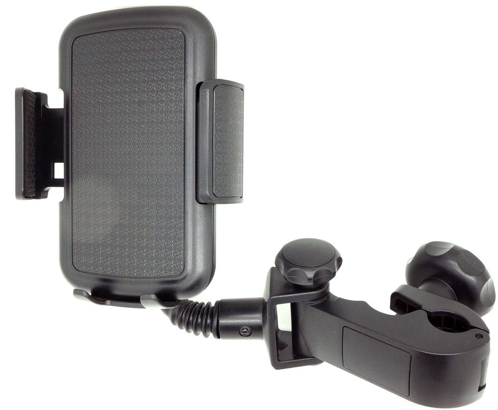 AccessoryBasics Music Mic Microphone Stand Smartphone Mount Multi Angle 360 Swivel Adjust Holder for iPhone Samsung Galaxy LG HTC Phones - View 5 of 9