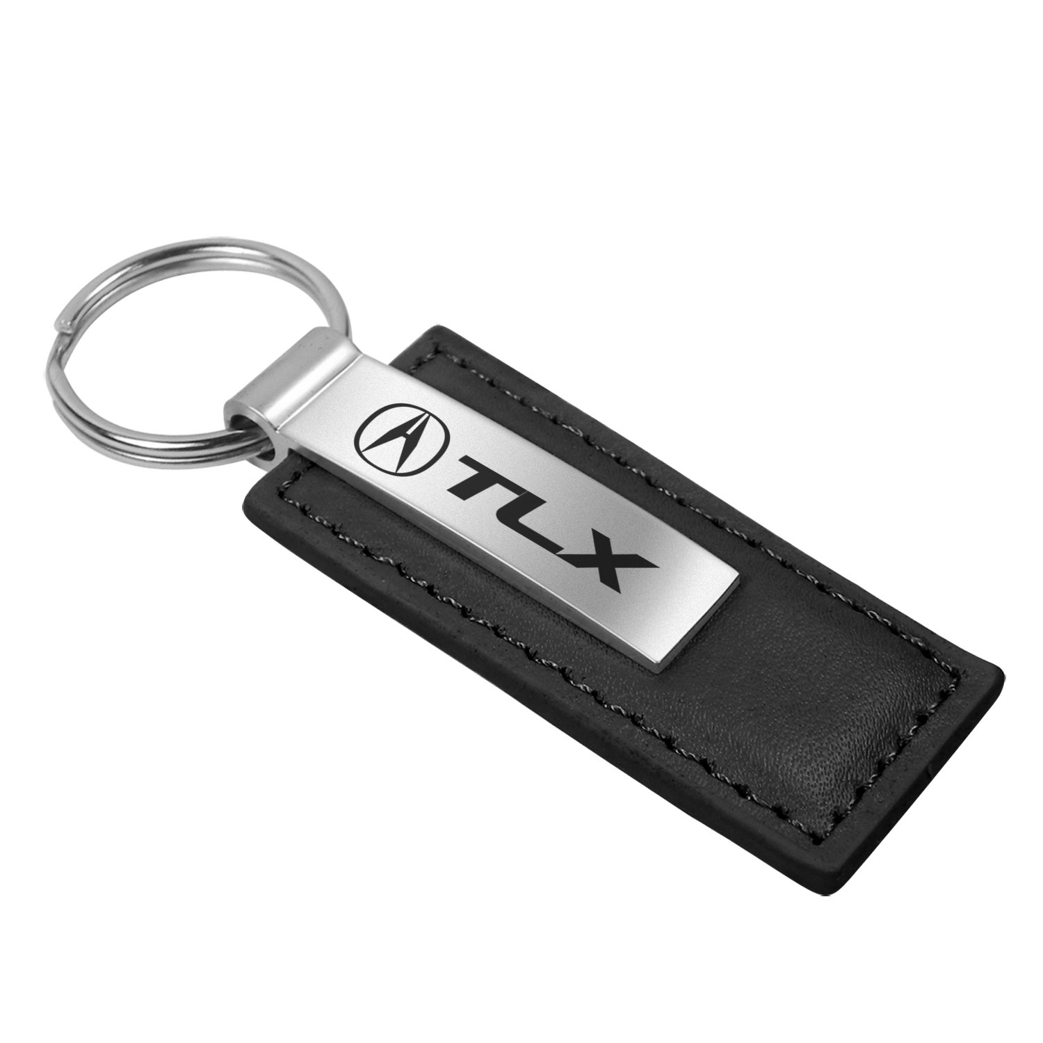 Acura TLX Black Leather Key Chain Keyfob Durable Stylish Accessory for Car Enthusiasts - View 2 of 2