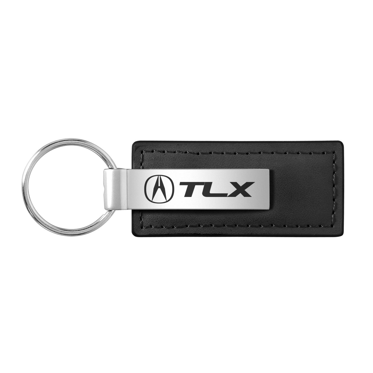Acura TLX Black Leather Key Chain Keyfob Durable Stylish Accessory for Car Enthusiasts