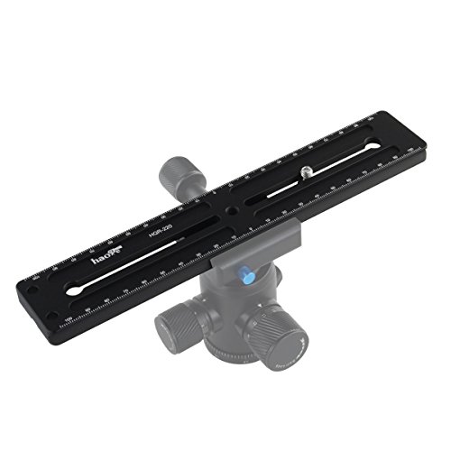 Haoge Haoge 220mm Multi-purpose Quick Release Extender Rail Sliding Plate for Camera Tripod Ballhead Clamp Compatible with Benro Arca Swiss Sunwayfoto - View 7 of 8