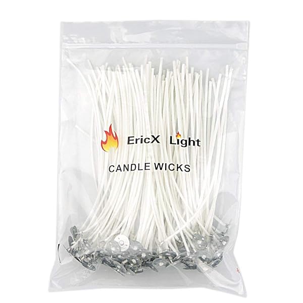 EricX Light EricX Light 100 Pre-Waxed Cotton Candle Wicks - Perfect for DIY Candle Making