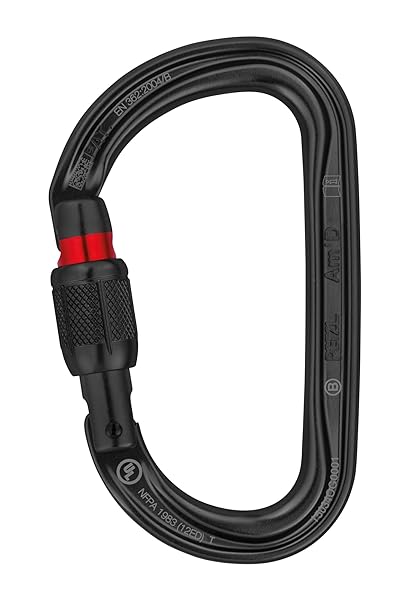 PETZL Buy PETZL AM'D Carabiner Black Screw-Lock - Durable & Reliable Climbing Gear