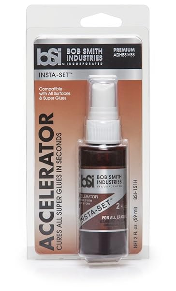 Bob Smith Industries Bob Smith BSI-151H Insta-Set Super Glue Accelerator - 2 fl. oz. Clear Adhesive for Quick Bonding
