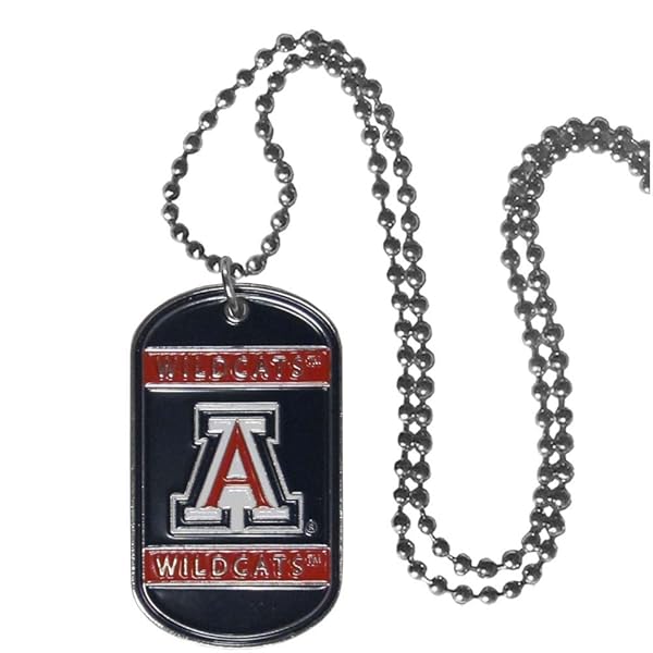 Siskiyou "Shop Siskiyou Sports NCAA Arizona Wildcats Tag Necklace - 26" Stylish Fan Gear"