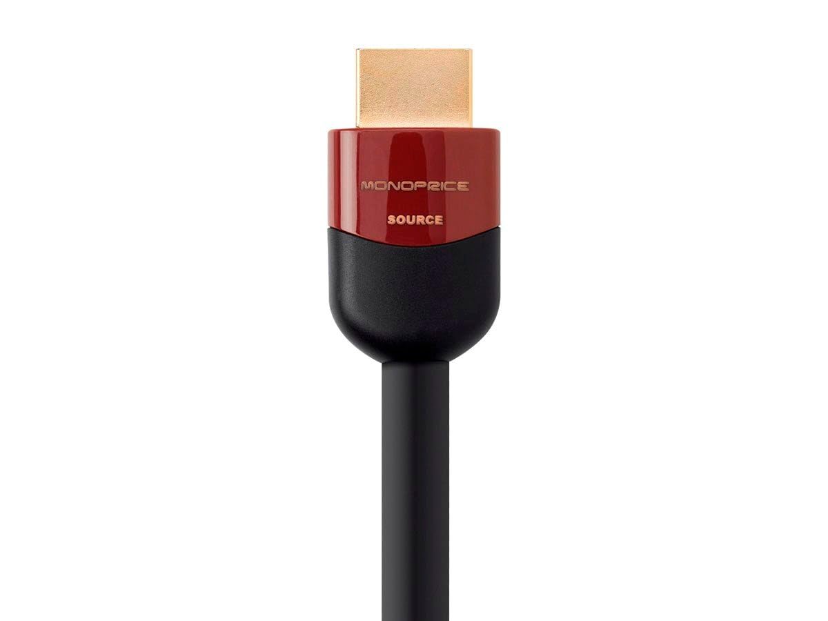 Monoprice HDMI High Speed Active Cable 4K 60Hz HDR 18Gbps YUV 4:4:4 CL2 26AWG 45 Feet Black Cabernet Ultra Series - View 4 of 6