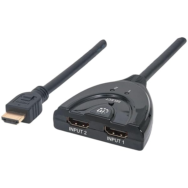 MANHATTAN Buy MANHATTAN 2-Port HDMI Switch: Seamless Device Switching & High-Quality Performance