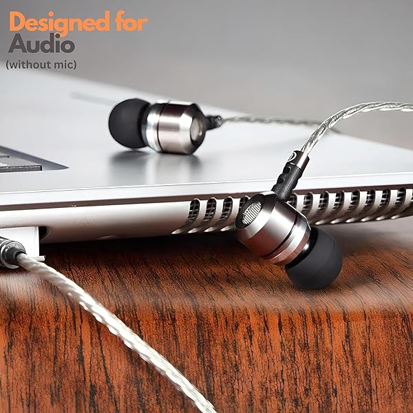 Sephia Sephia SP3060 Wired Headphones: HD Bass, Lightweight Design, Tangle-Free Cord & Earbud Tips - View 4 of 9