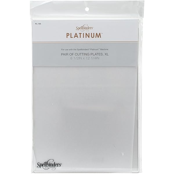 Spellbinders Buy Spellbinders PL-105 Platinum XL Cutting Plates - Semi-Opaque for Perfect Crafting Results