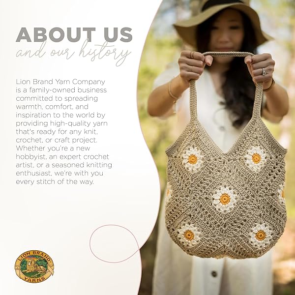 Lion Brand Yarn Shop Lion Brand 24/7 Cotton Yarn in Sky - Lightweight Yarn for Knitting, Crocheting & Crafts | 1 Pack - View 7 of 7