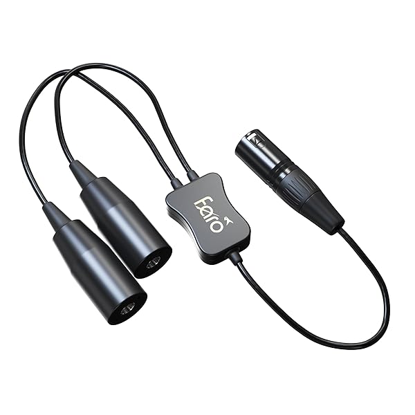 Faro Aviation GA Dual Plug to Airbus XLR Pilot Headset Adapter for Enhanced Aviation Communication