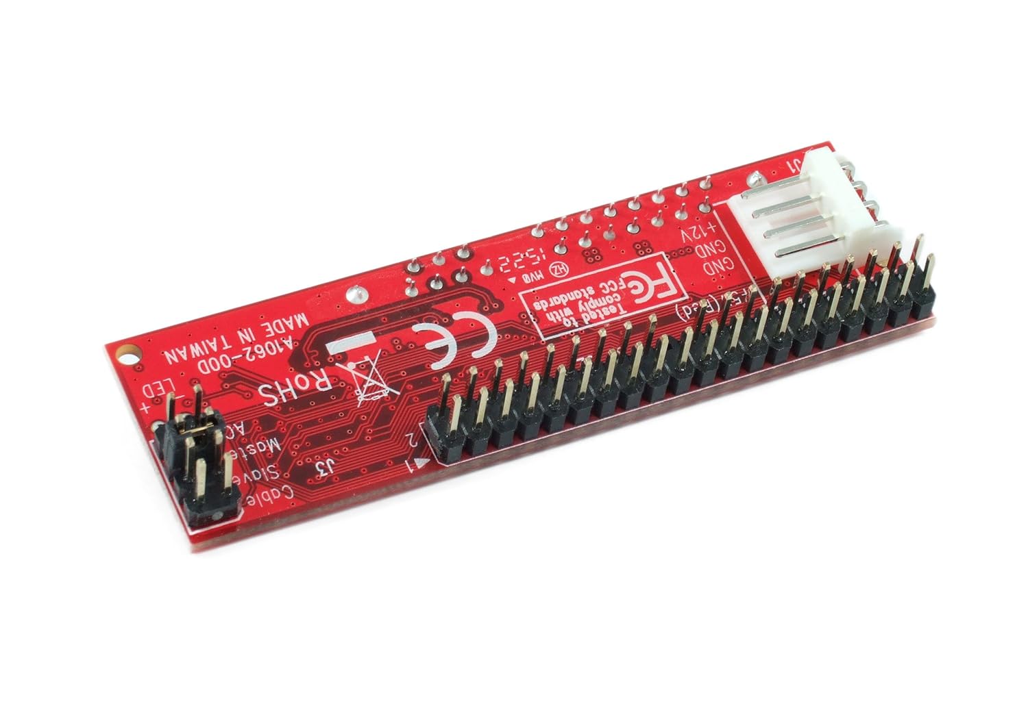 Ableconn Ableconn IDE40-SAT SATA to IDE 40-Pin Mini Vertical Adapter for Hard Drive and Optical Drive Conversion - View 2 of 6