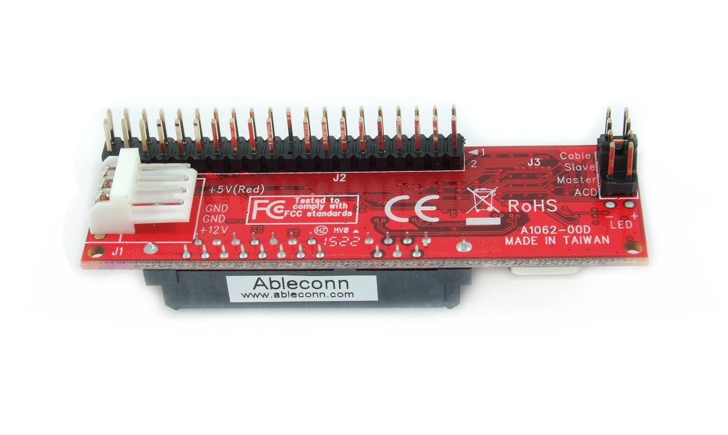 Ableconn Ableconn IDE40-SAT SATA to IDE 40-Pin Mini Vertical Adapter for Hard Drive and Optical Drive Conversion - View 3 of 6