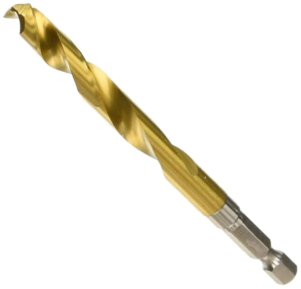 Milwaukee Milwaukee Electric Tool 48-89-4618 Twist Impact Drill Bit, 21/64" Diameter x 4.49" L, 2-47/64 ", 1/4" Hex Shank, 135 Degree