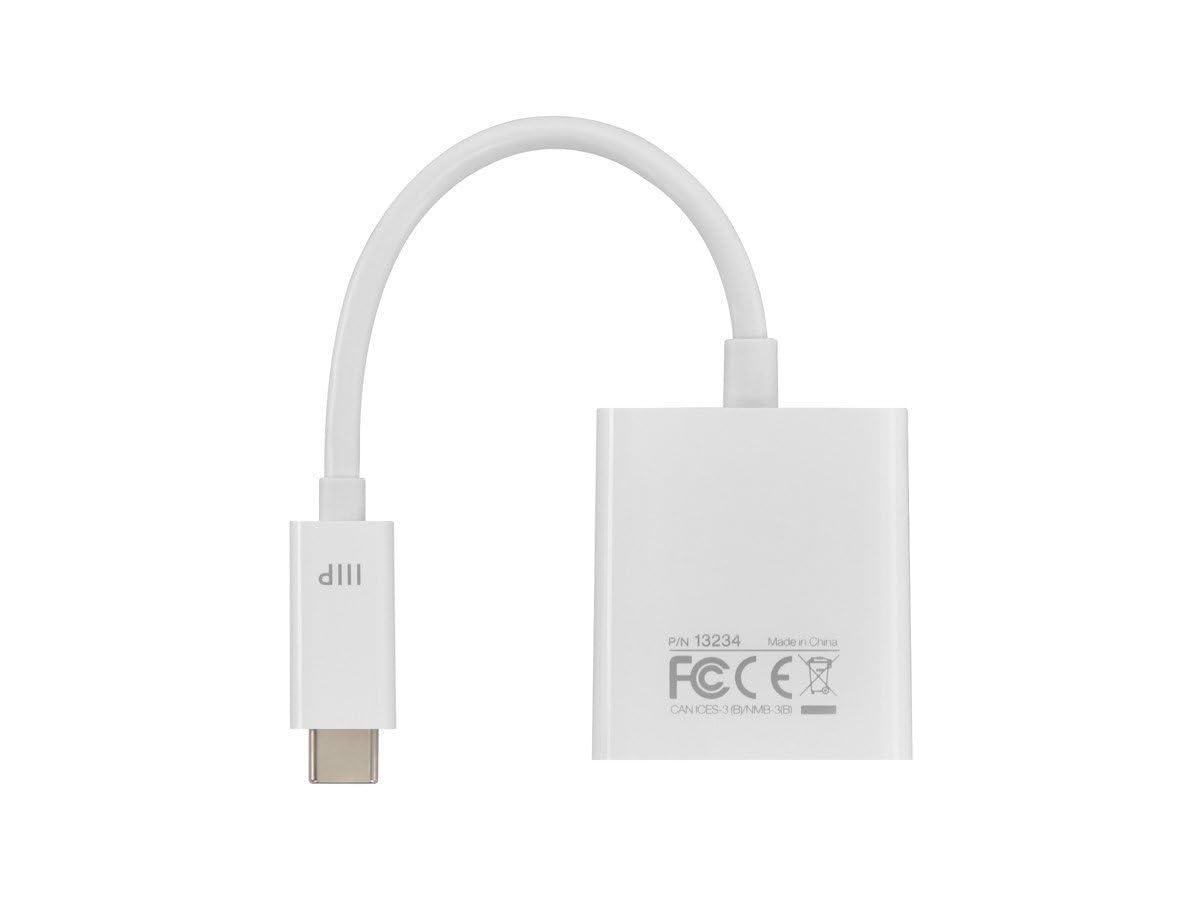 Monoprice Monoprice USB-C to DisplayPort 1.2 Adapter Plug and Play 4k 60Hz Support White Select Series - View 5 of 9