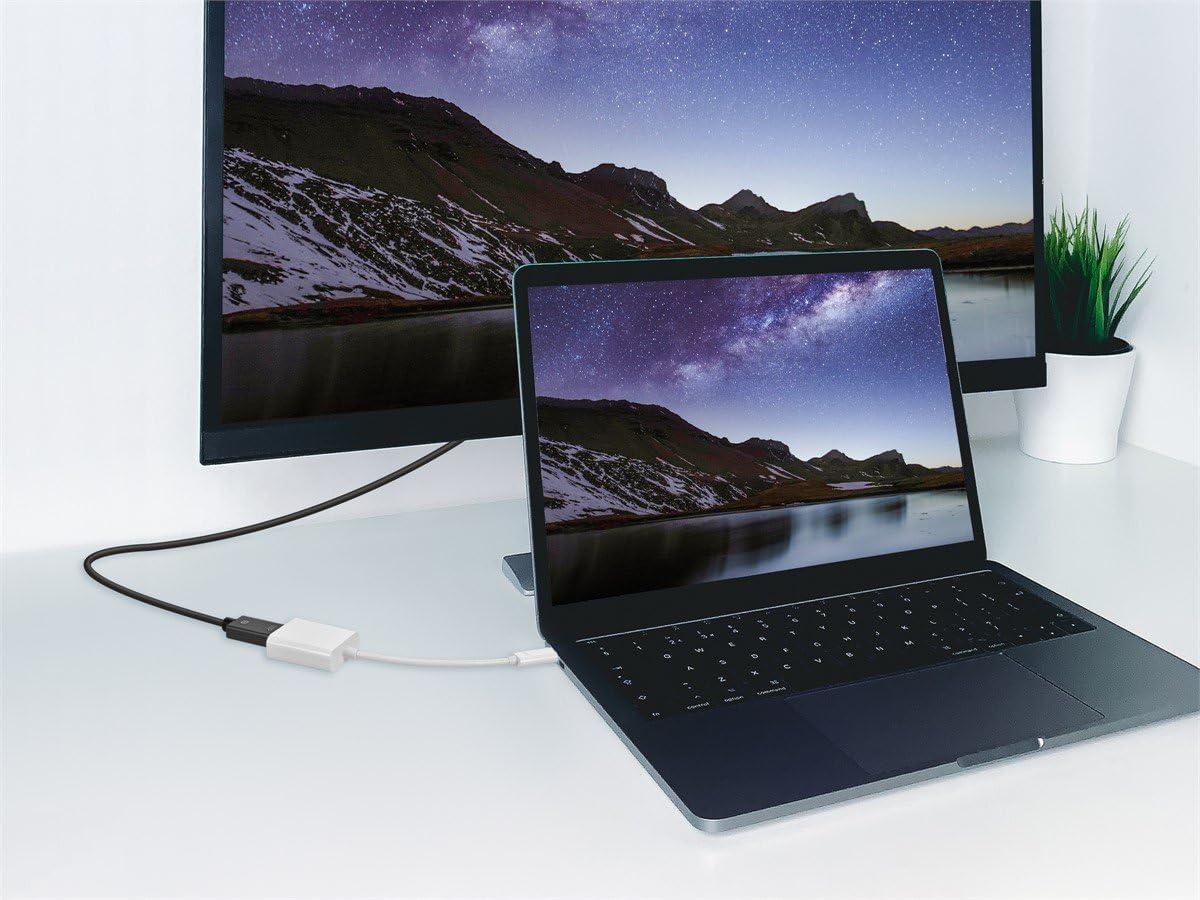 Monoprice Monoprice USB-C to DisplayPort 1.2 Adapter Plug and Play 4k 60Hz Support White Select Series - View 6 of 9