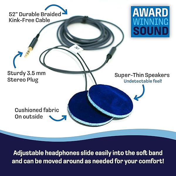 CozyPhones CozyPhones Kids Headphones Soft Fleece Headbands Ideal for Travel and Home Use Comfortable Design for Young Listeners - View 5 of 9