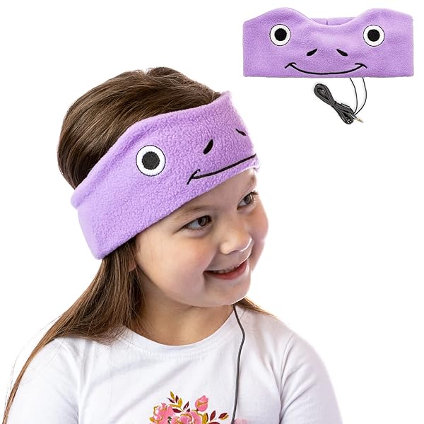 CozyPhones CozyPhones Kids Headphones Soft Fleece Headbands Ideal for Travel and Home Use Comfortable Design for Young Listeners - View 2 of 9