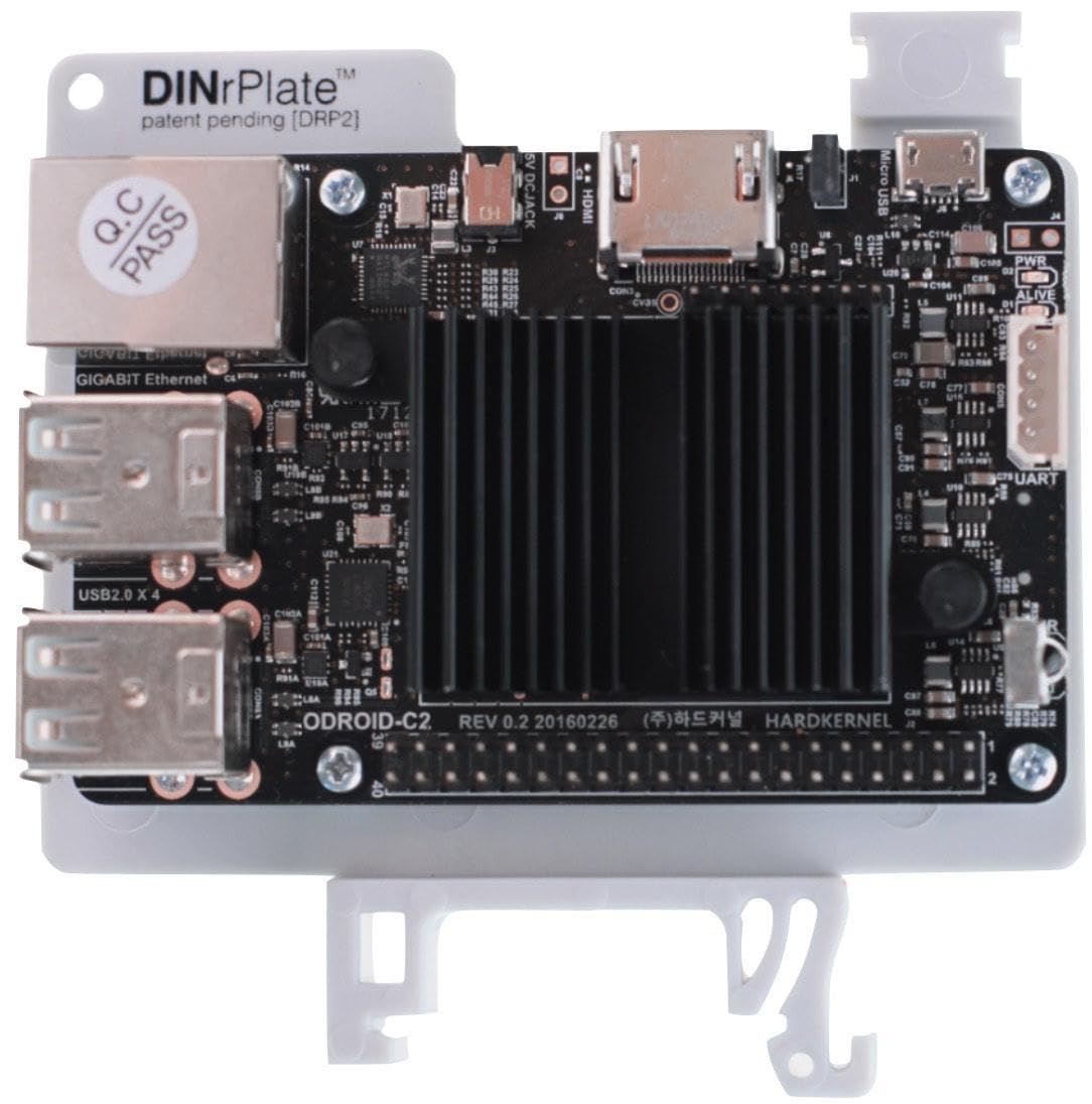 DIN Rail Mount for Raspberry Pi 2 Easy Installation Durable Design Perfect for Industrial Applications - View 5 of 9