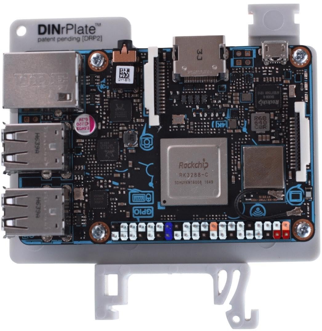 DIN Rail Mount for Raspberry Pi 2 Easy Installation Durable Design Perfect for Industrial Applications - View 6 of 9