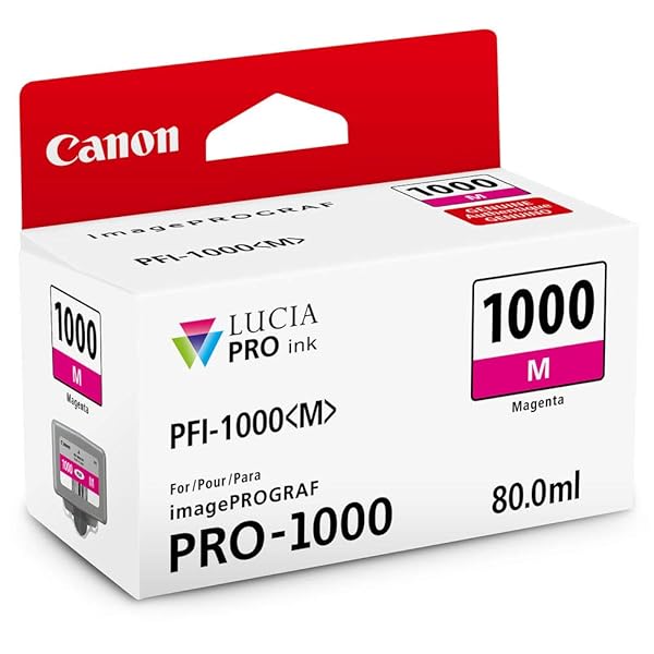 Canon Buy Canon Ink Lucia PRO PFI-1000 Magenta Tank - High-Quality Individual Ink for Stunning Prints
