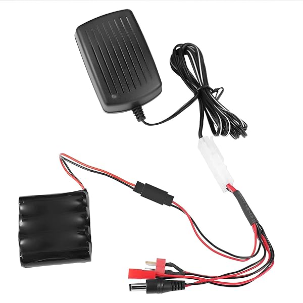 szwisechip Szwisechip Delta Peak Detection NiMH NiCd Battery Charger for Airsoft RC Cars Trucks Air Guns and Airplanes 3.6V to 10.8V Standard Mini Tamiya JST T Plug JR FUTABA - View 5 of 8