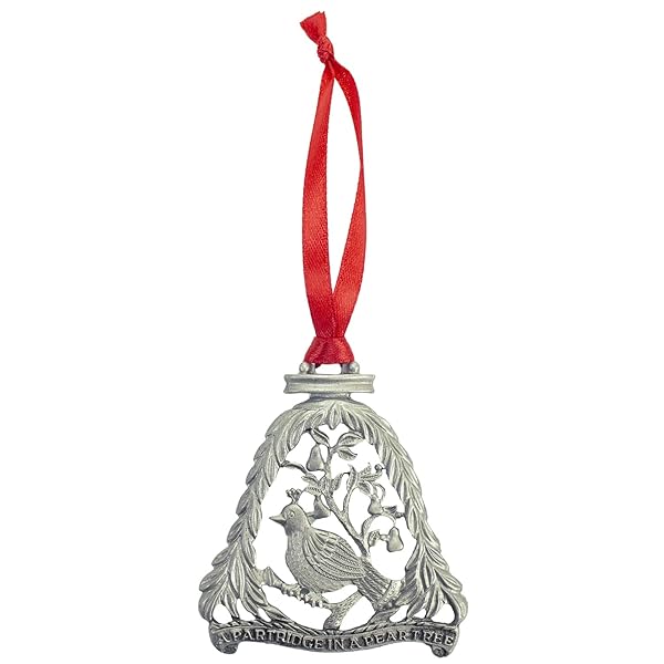 Cathedral Art 12 Days of Christmas Ornament Set 12 Metal Ornaments 3 1/8 Inches by Abbey and CA Gift - View 2 of 6