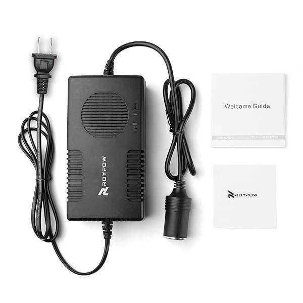 RoyPow RoyPow 120W AC to DC Converter: 12V Adapter for Car Appliances & Inflators - View 10 of 11