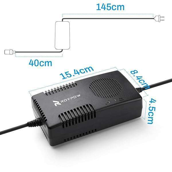 RoyPow RoyPow 120W AC to DC Converter: 12V Adapter for Car Appliances & Inflators - View 11 of 11
