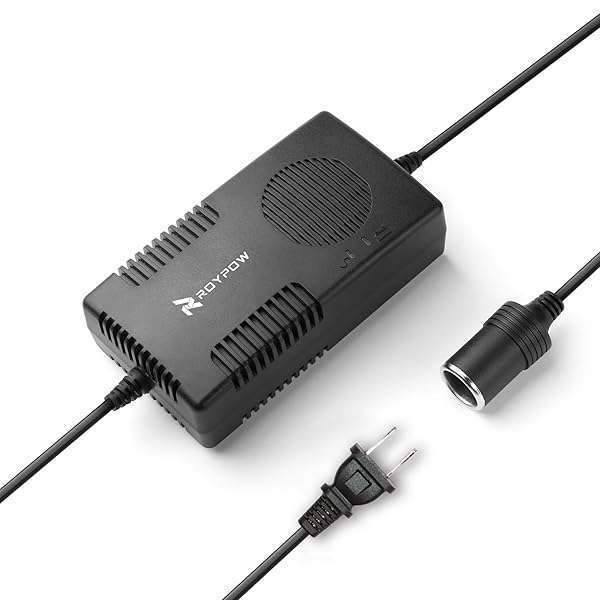 RoyPow RoyPow 120W AC to DC Converter: 12V Adapter for Car Appliances & Inflators