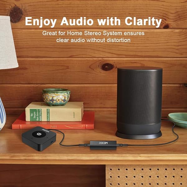 ZIOCOM ZIOCOM Ground Loop Noise Isolator: Eliminate Buzzing in Car Audio & Home Stereo with 3.5mm Cable - View 4 of 7