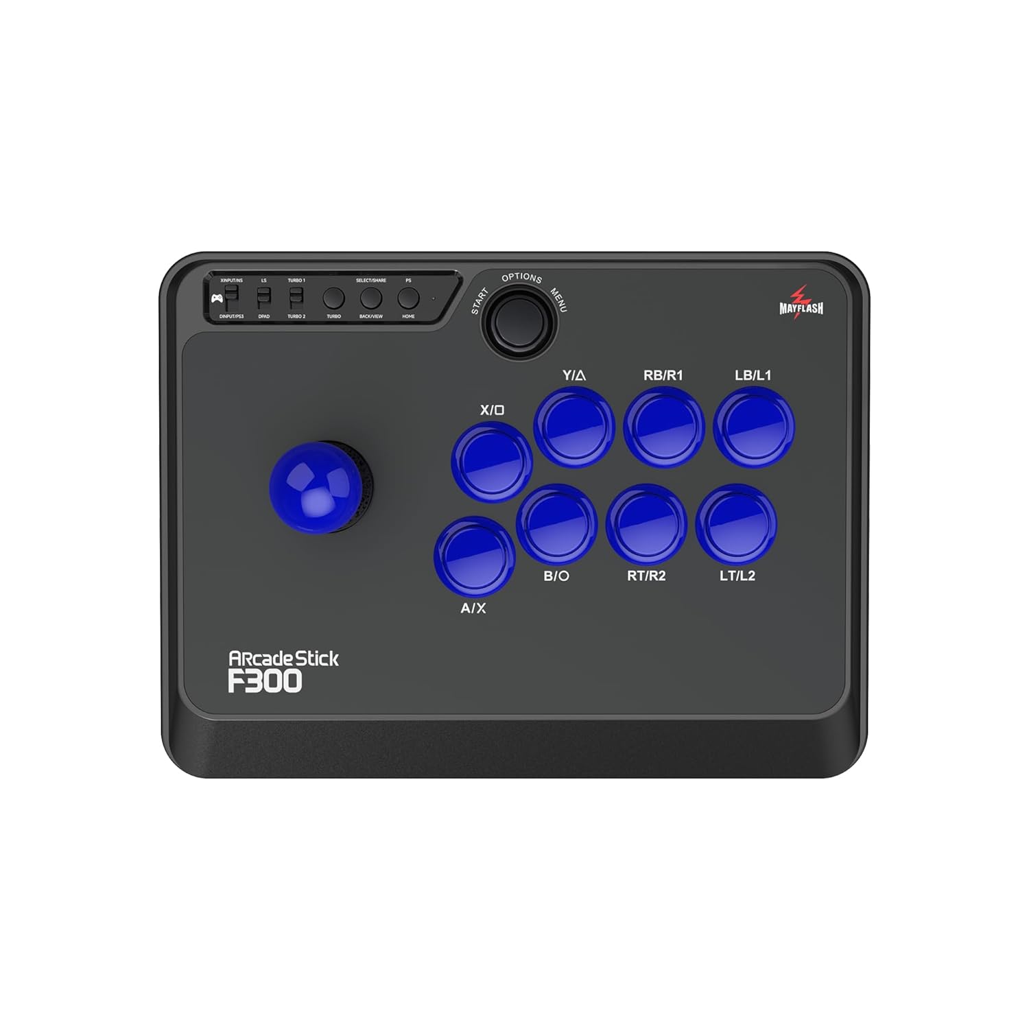 MAYFLASH Mayflash F300 Arcade Fight Stick Joystick Compatible with Switch Xbox Series X PS4 PS3 Xbox One Windows Steam Deck and More