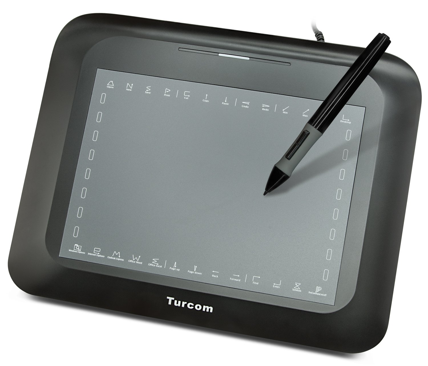 Turcom Turcom TS-6608 Graphic Tablet 8x6 Inches Drawing Tablet with Pen for PC and Mac 2048 Levels Pressure Sensitivity 5080 LPI